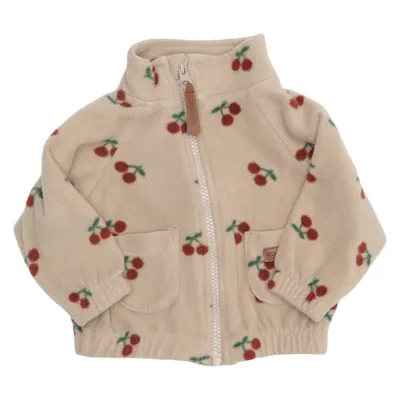 Fleecejacka (Beige, Röd) från Rikiki Polyester