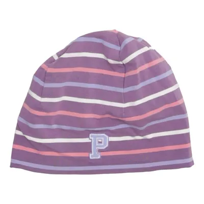 Beanie (Purple, Multicolored) from Polarn O. Pyret Elastane, Organic cotton