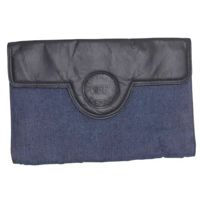 Pochette enveloppe (Bleu, Noir) de Gianfranco Ferré