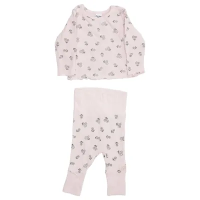 Set (Pink, Multicolored) from Dopo Dopo Newborn Cotton, Elastane