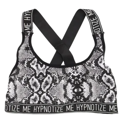 Bikini top (Gray, Black, White) from Censored Cotton, Elastane