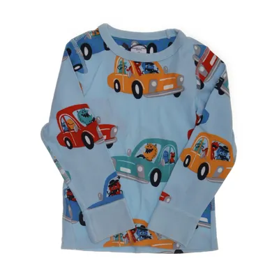 Lange mouwen shirt (Blauw, Meerkleurig) van Polarn O. Pyret Organisch katoen