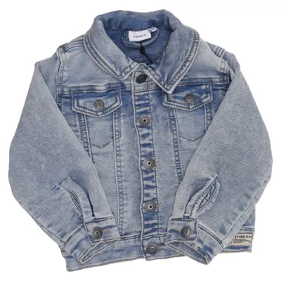 Jeansjacka (Blå) från Name It Bomull, Elastan, Polyuretan, Återvunnen polyester