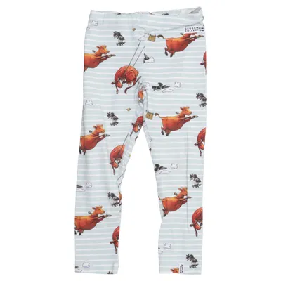 Leggings (Mamma Mu Och Kråkan) von Geggamoja Elasthan, Bio-Baumwolle