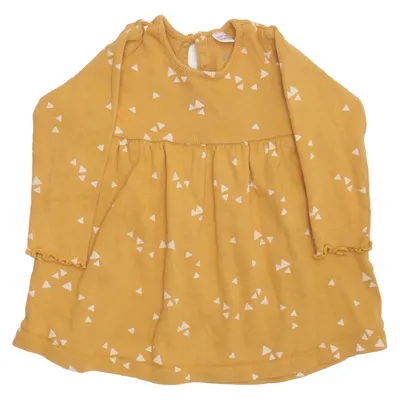 Klänning (Gul, Vit) från Lefties Bomull, Elastan