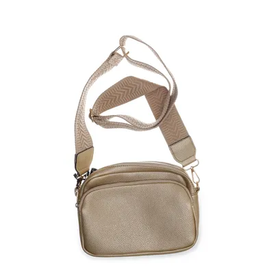 Axelremsväska (Guldfärgad) från Erick Style Polyuretan