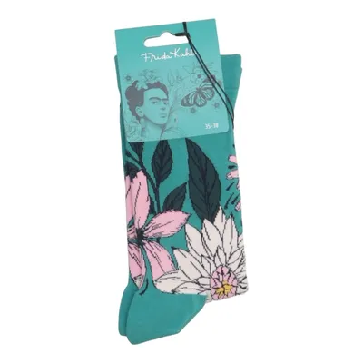 Strumpor (Grön, Rosa, Vit) från Frida Kahlo Bomull, Elastan, Polyamid