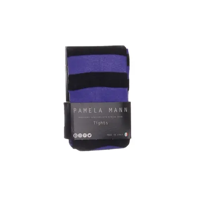 Tights (Blue, Black) from Pamela Mann Nylon