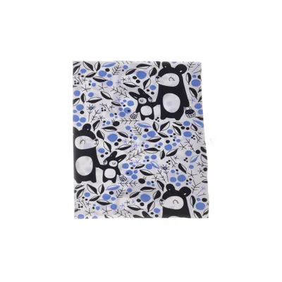 Nekwarmer (Blauw, Wit, Zwart) van Paapii Design Organisch katoen, Elastaan