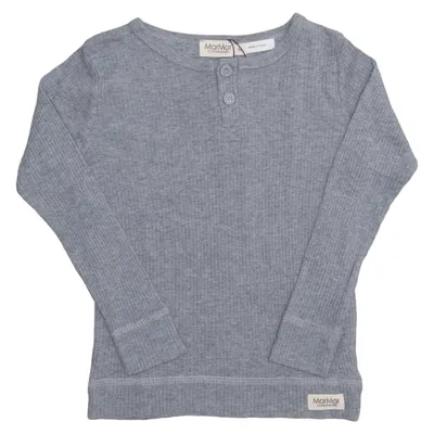 T-shirt manches longues (Gris) de MarMar Copenhagen Coton, Modal