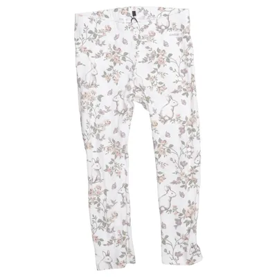 Leggings (Hvid, Flerfarvet) fra Newbie by KappAhl Bomuld, Elastan