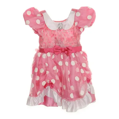 Kjole (Hvid, Pink) fra Disney Polyester, Polyurethan