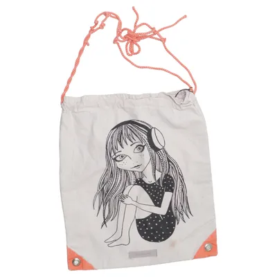 Sports bag (Beige, Multicolored) from Bloomingville Cotton