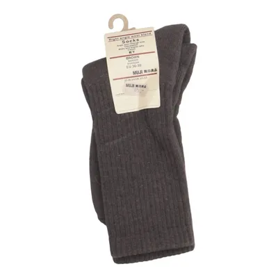 Striksokker (Right Angle Wool Blend) fra Muji Uld