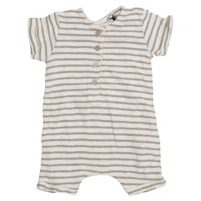 Rompers (Beige, White) from Lil' Atelier Organic cotton