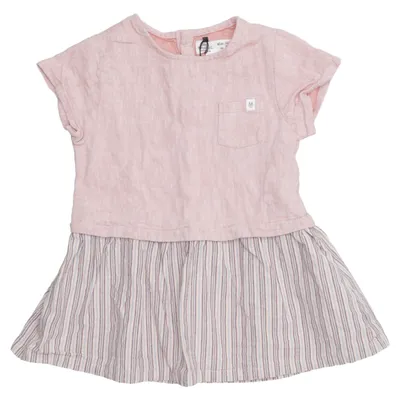 Dress (Pink, Blue, Beige) from Zara BabyGirl Cotton, Linen