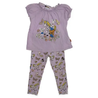 Pyjamas (Lila, Flerfärgad) från Bamse by Lindex Bomull