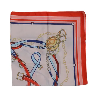 Neckerchief (Beige, Multicolored) from Violeta by Mango Polyester