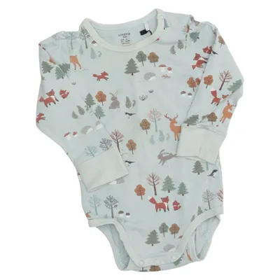 Body (Blå, Flerfärgad) från Lindex Baby Bomull, Elastan