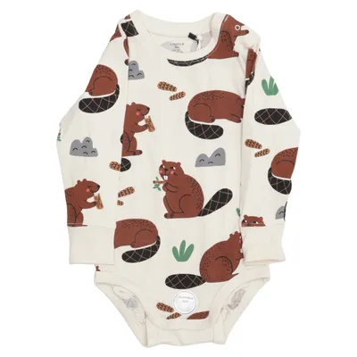 Body (Beige, Brun, Grön, Grå, Svart, Rosa) från Lindex Baby Bomull, Elastan