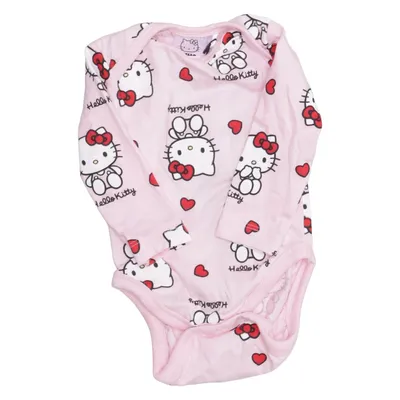 Body (Pink, Weiß, Rot) von Hello Kitty Baumwolle