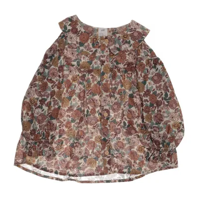 Blouse (Red, Multicolored) from H&M Cotton