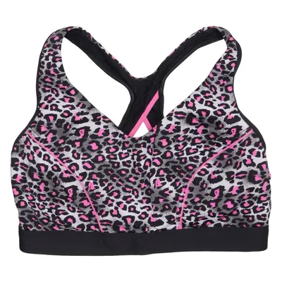 Sports-BH (Pink, Sort, Grå) fra Mariemeili Elastan, Polyamid