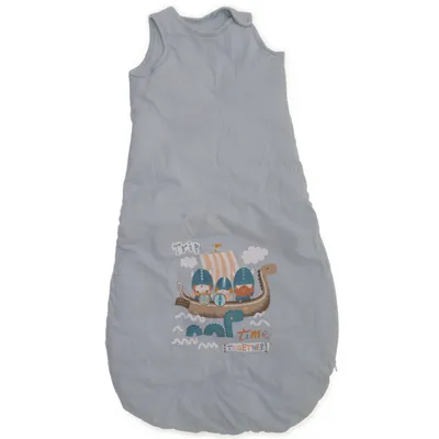 Babyslaapzak (Blauw) van Lily & Dan Katoen, Polyester