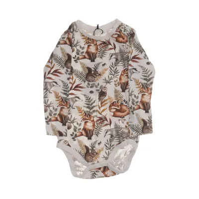 Romper (Wit, Meerkleurig) van Newbie by KappAhl Katoen, Elastaan