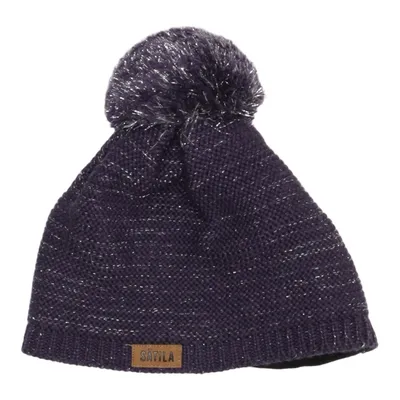 Bonnet à pompon (Violet) de Sätila Acrylique, Polyester, Laine