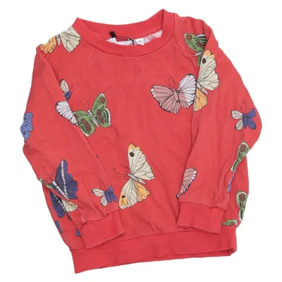 Sweatshirt (Rød, Flerfarvet) fra Mini Rodini Modal, Økologisk bomuld