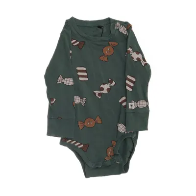 Body (Green, Multicolored) from Lindex Baby Cotton, Elastane