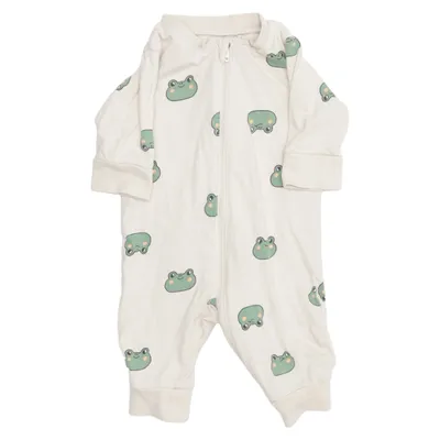 Sparkdräkt (Beige, Grön, Flerfärgad) från Lindex Baby Bomull