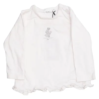 Long sleeve T-shirt (White) from Feetje Elastane, Organic cotton