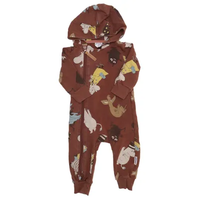 Sparkdräkt (Brun, Flerfärgad) från Moomin by Martinex