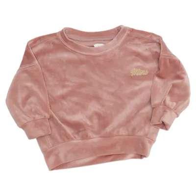 Sweatshirt (Rose) de Mini Gina Tricot Élasthane, Polyester
