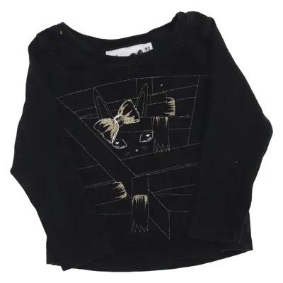 T-shirt à manches longues (Noir, Multicolore) de Sweet Heart Coton, Élasthane