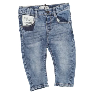 Jeans (Blue) from Zara Baby Cotton, Elastane