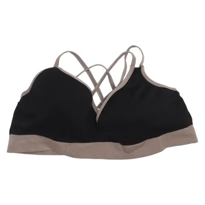 Sport-bh (Zwart, Grijs) van Hana Elastaan, Polyamide