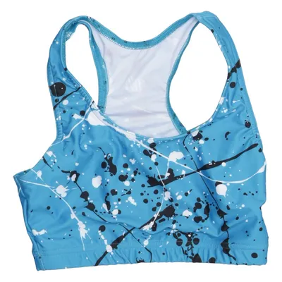 Sports bra (Blue, Multicolored) from Varsity Elastane, Polyester