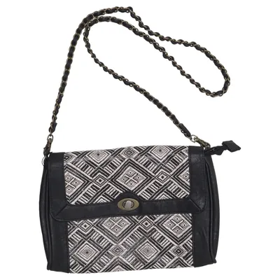Sac à bandoulière (Noir, Beige) de Natura