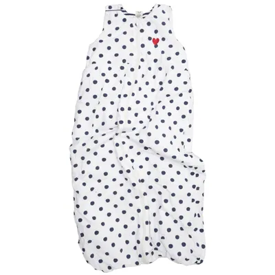 Swaddle sack (White, Blue) from Alana Cotton, Recycled polyester