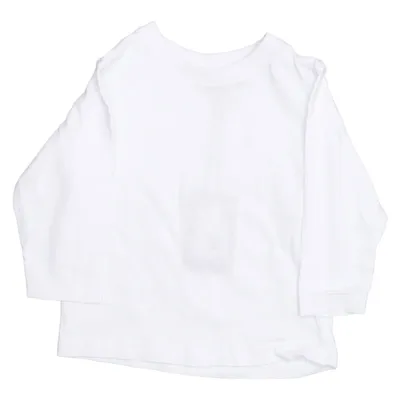 Lange mouwen shirt (Wit) van Topomini Organisch katoen