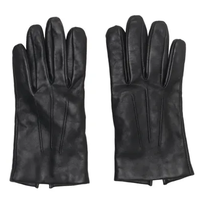 Gants en cuir (Noir) de Dents Cachemire, Cuir