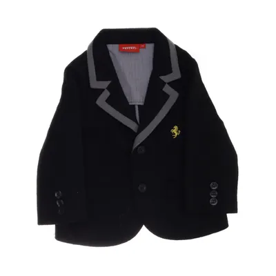 Blazer (Black) from Ferrari Acrylic, Cotton, Polyester, Viscose