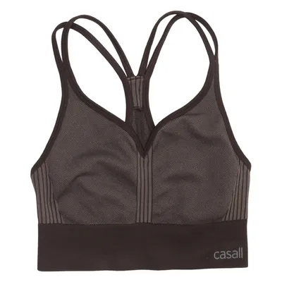 Brassière (Marron) de Casall Élasthane, Polyamide, Polyester recyclé