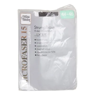 Nylon tights (Microfaser 15) from Miss Helen Cotton, Elastane, Polyamide
