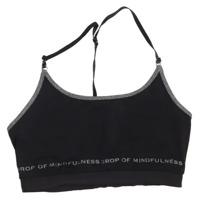 Sport-bh (Zwart) van Drop of Mindfulness Elastaan, Polyester
