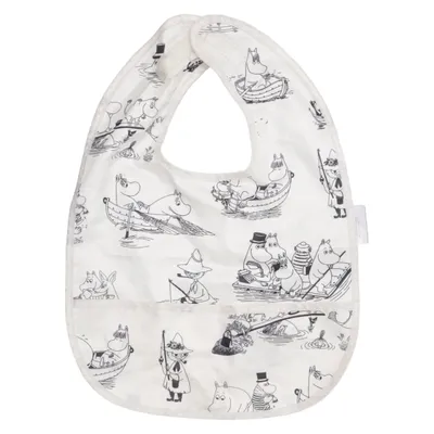 Bavoir (Blanc, Noir) de Moomin