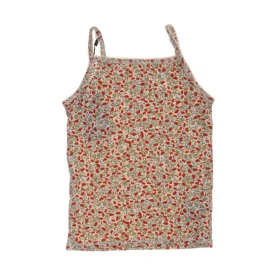 Tank Top (Beige, Multicolored) from Konges Sløjd Elastane, Organic cotton